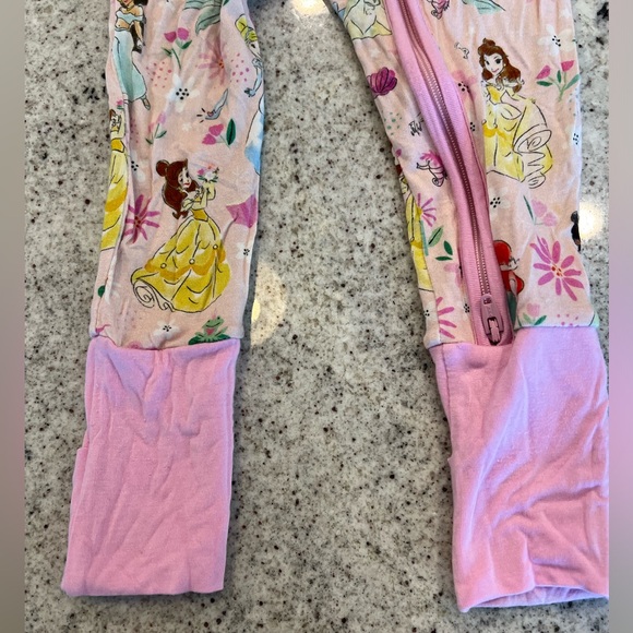 Little Sleepies Disney Princess Zippy 6-12 Months - Picture 3 of 10
